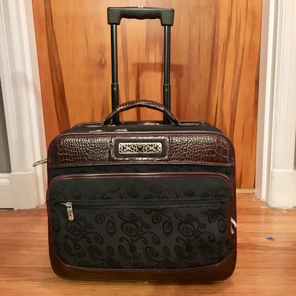 Brighton rolling laptop travel bag